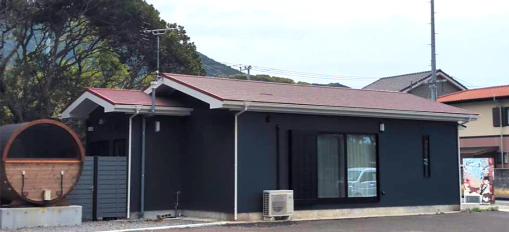 焦がれ香のサウナ付きの一棟貸し宿泊施設